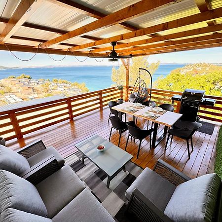 D-View Premium Mobile Home - Panoramic Seaview - 150 M From Beach, Free Parking Drage Zewnętrze zdjęcie