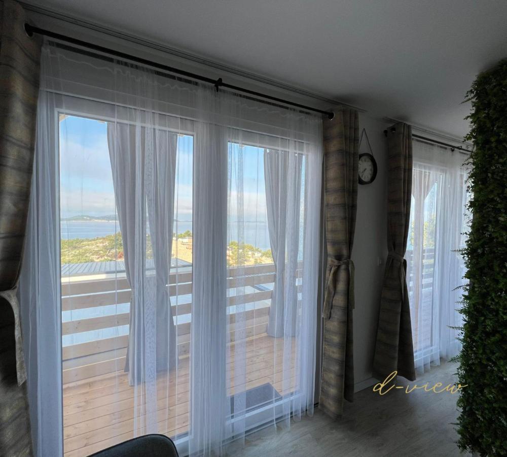 D-View Premium Mobile Home - Panoramic Seaview - 150 M From Beach, Free Parking Drage Zewnętrze zdjęcie