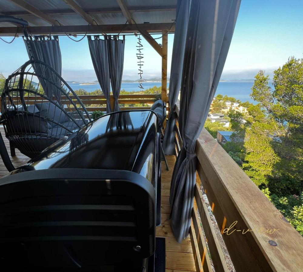 D-View Premium Mobile Home - Panoramic Seaview - 150 M From Beach, Free Parking Drage Zewnętrze zdjęcie