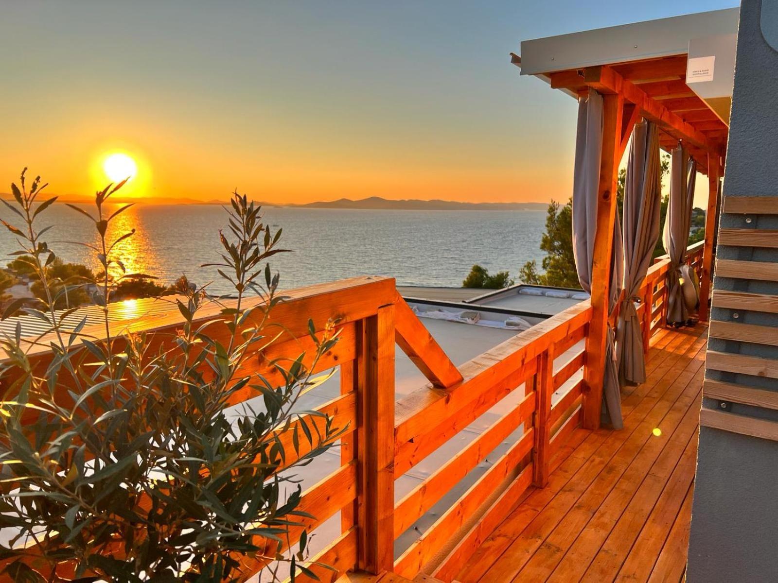 D-View Premium Mobile Home - Panoramic Seaview - 150 M From Beach, Free Parking Drage Zewnętrze zdjęcie