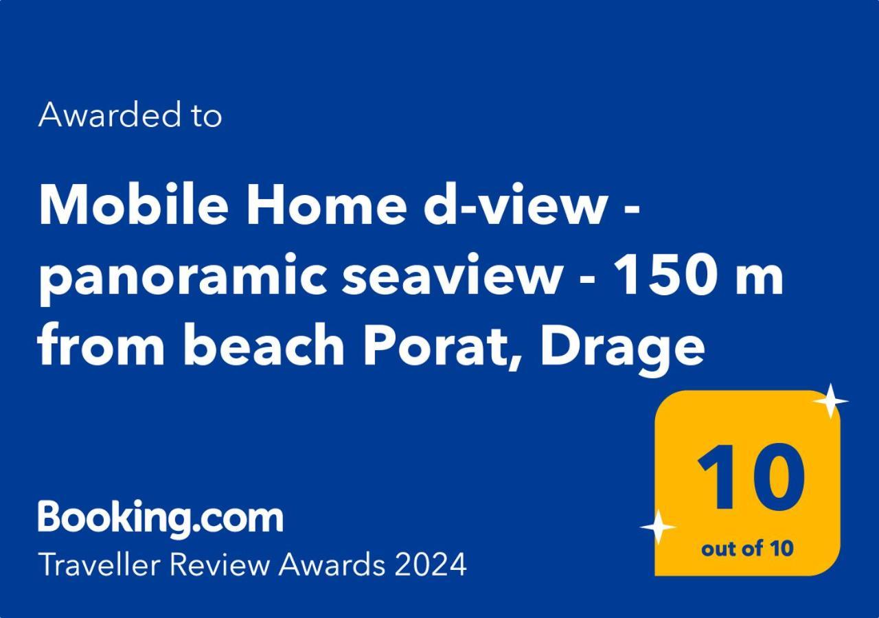 D-View Premium Mobile Home - Panoramic Seaview - 150 M From Beach, Free Parking Drage Zewnętrze zdjęcie