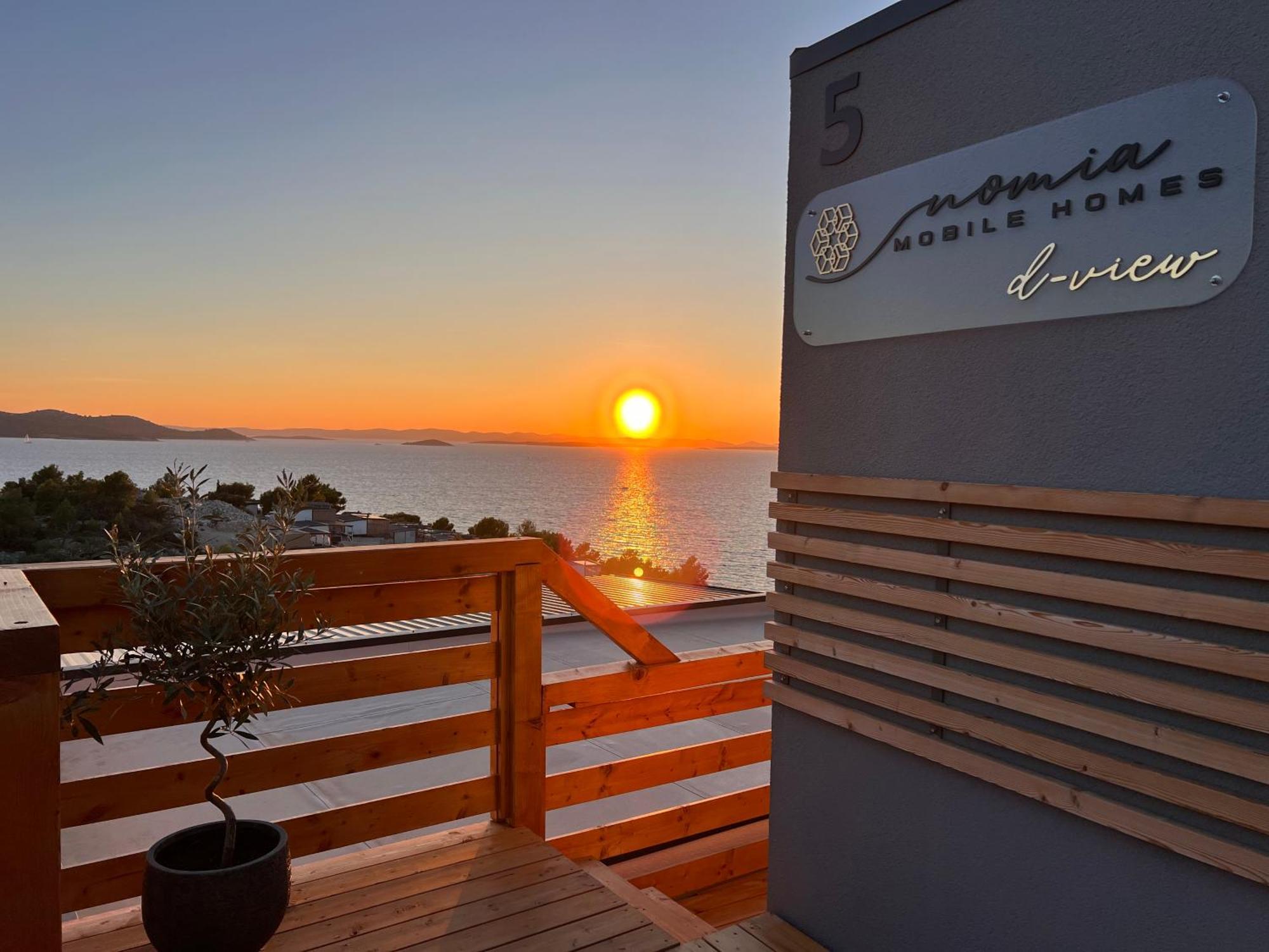 D-View Premium Mobile Home - Panoramic Seaview - 150 M From Beach, Free Parking Drage Zewnętrze zdjęcie